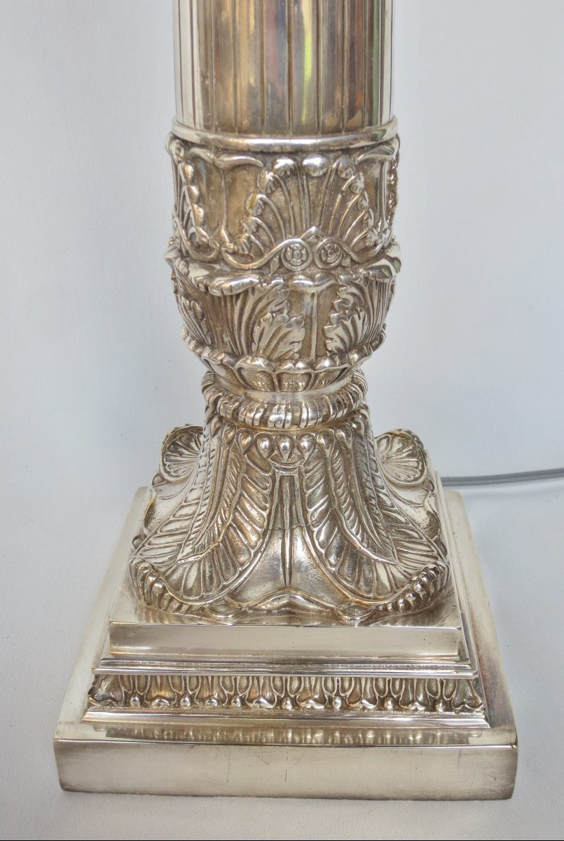 Pair Of Empire Style Lamps. -photo-3