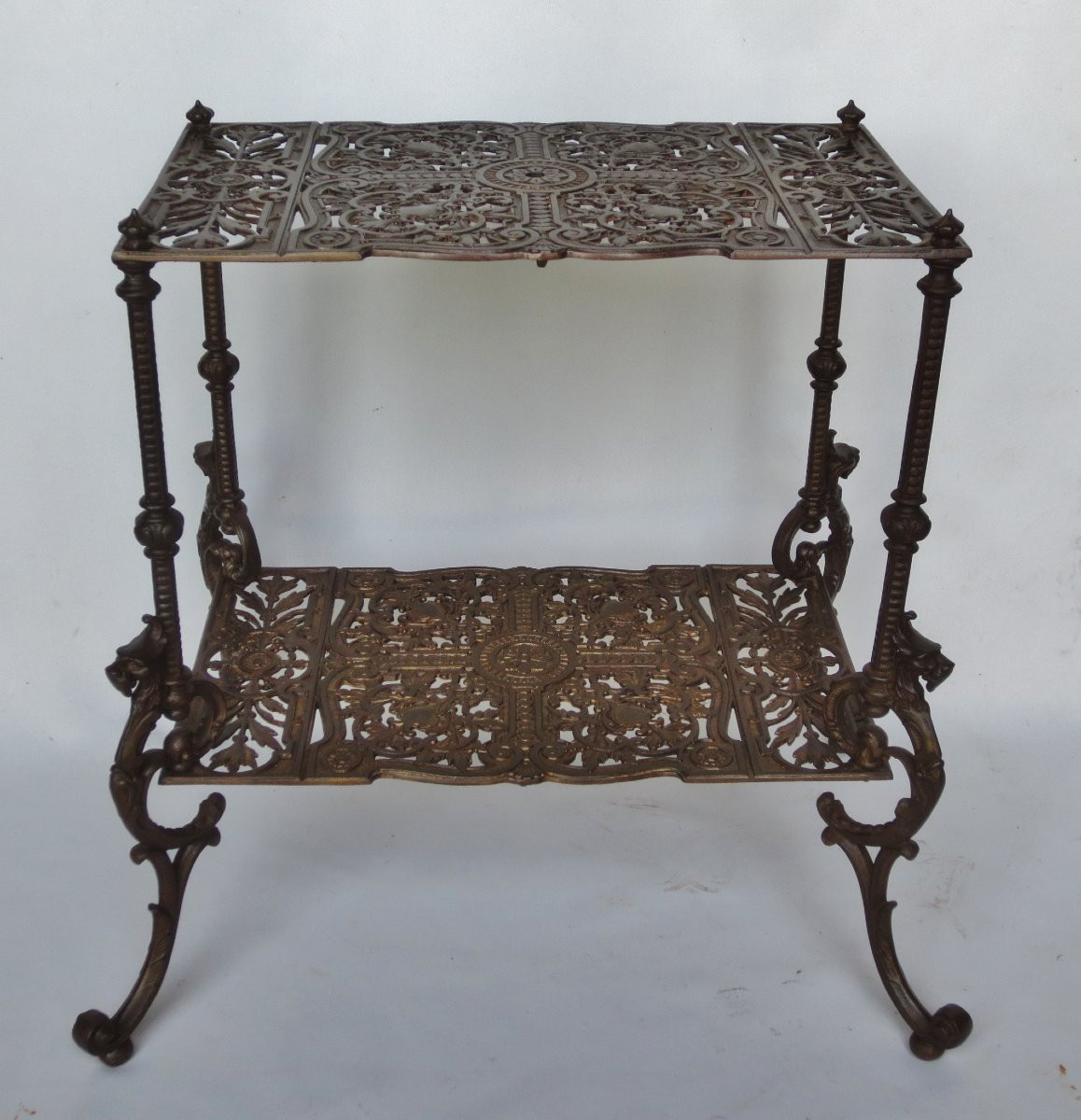 19th Century Cast-iron Coffee Table.-photo-2
