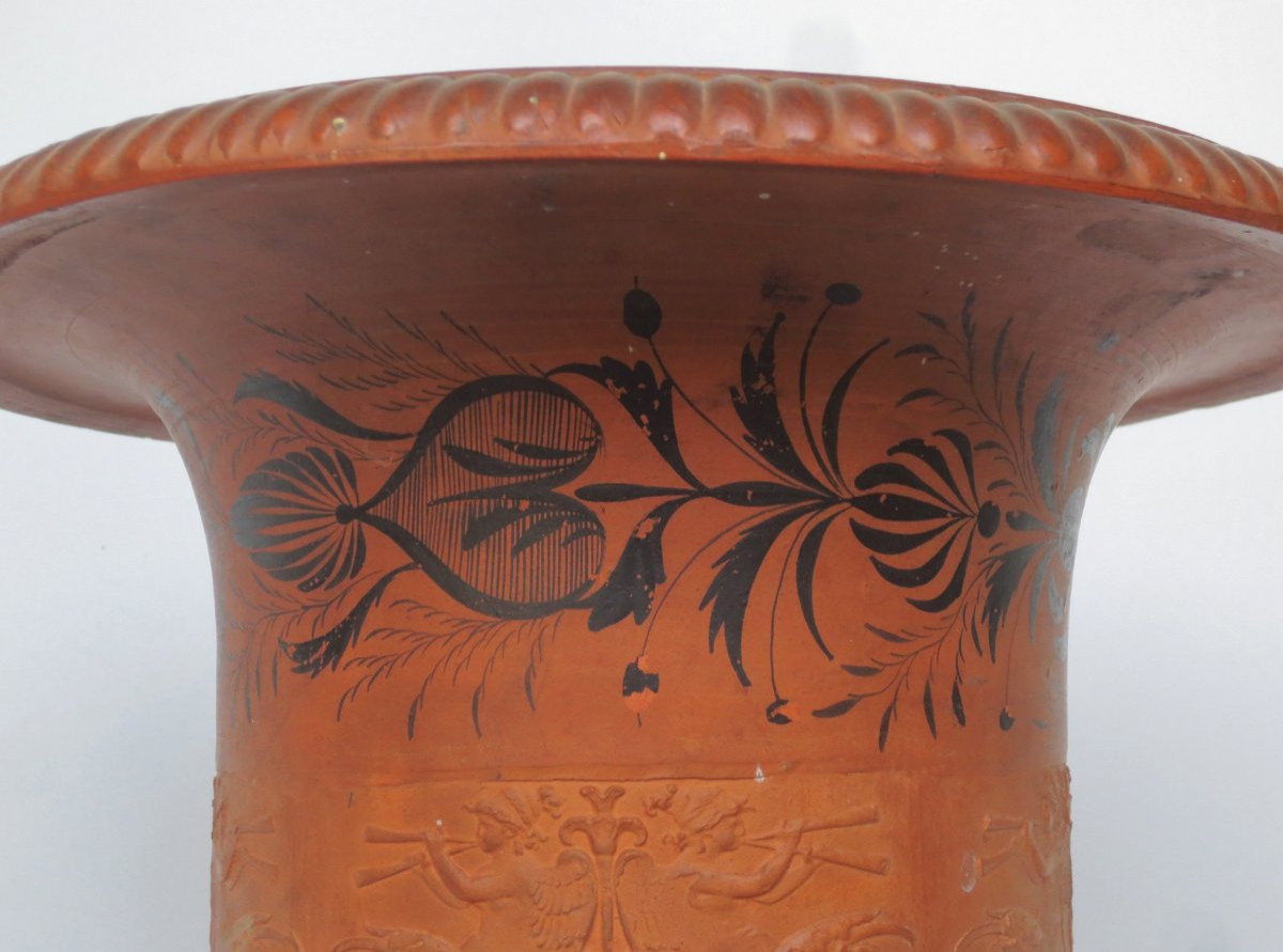 Medici Vase In Terracotta.-photo-2