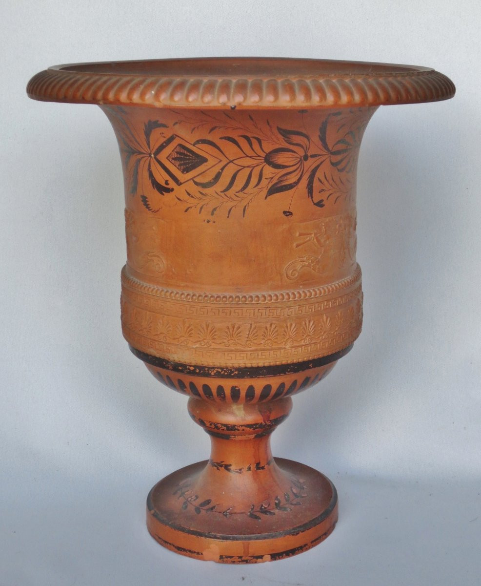 Medici Vase In Terracotta.-photo-5