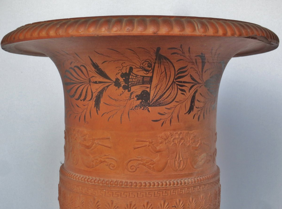 Medici Vase In Terracotta.-photo-6
