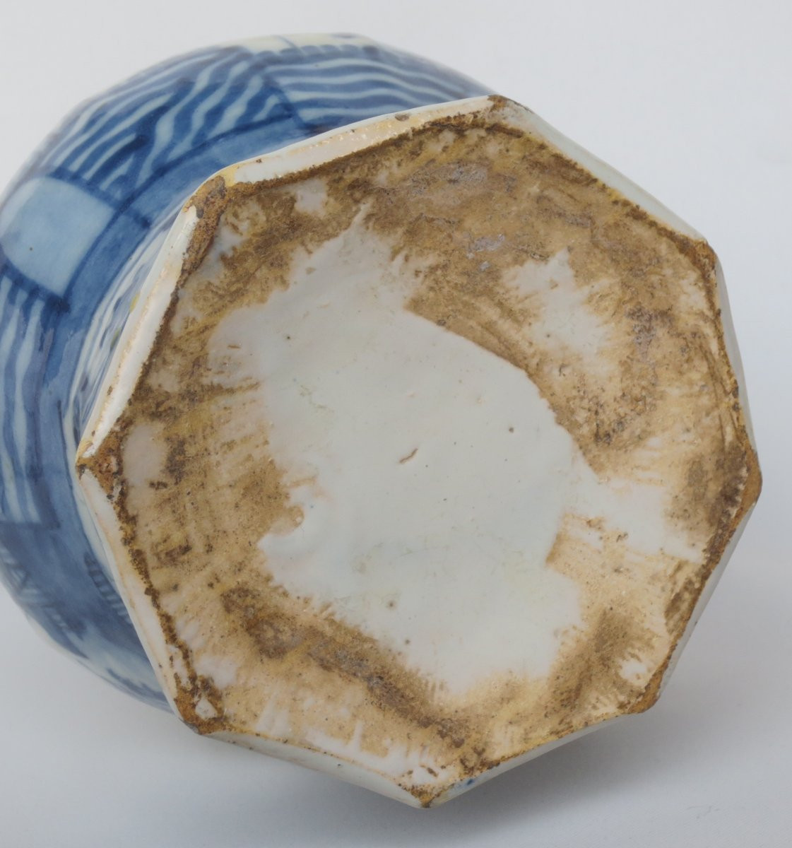 Delft Earthenware Lamp, 18th Century.-photo-6