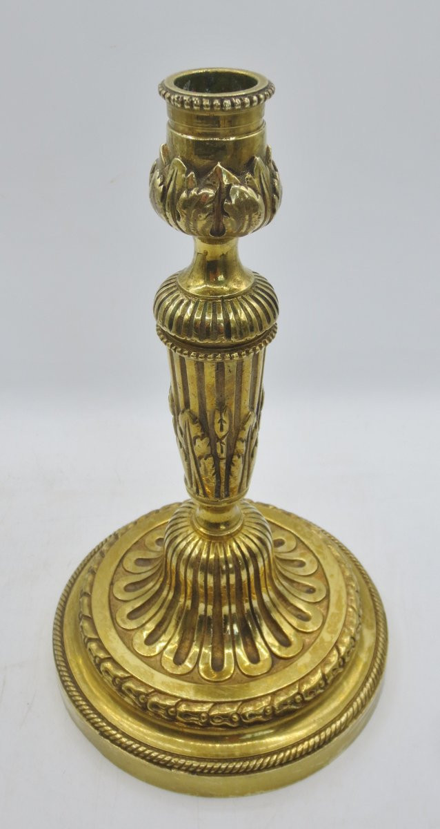 Paire de flambeaux de style Louis XVI. -photo-4