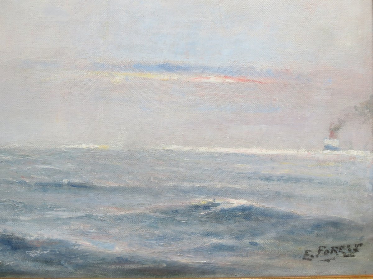 Pierre Forest Three-masted Sailing Boat.-photo-5