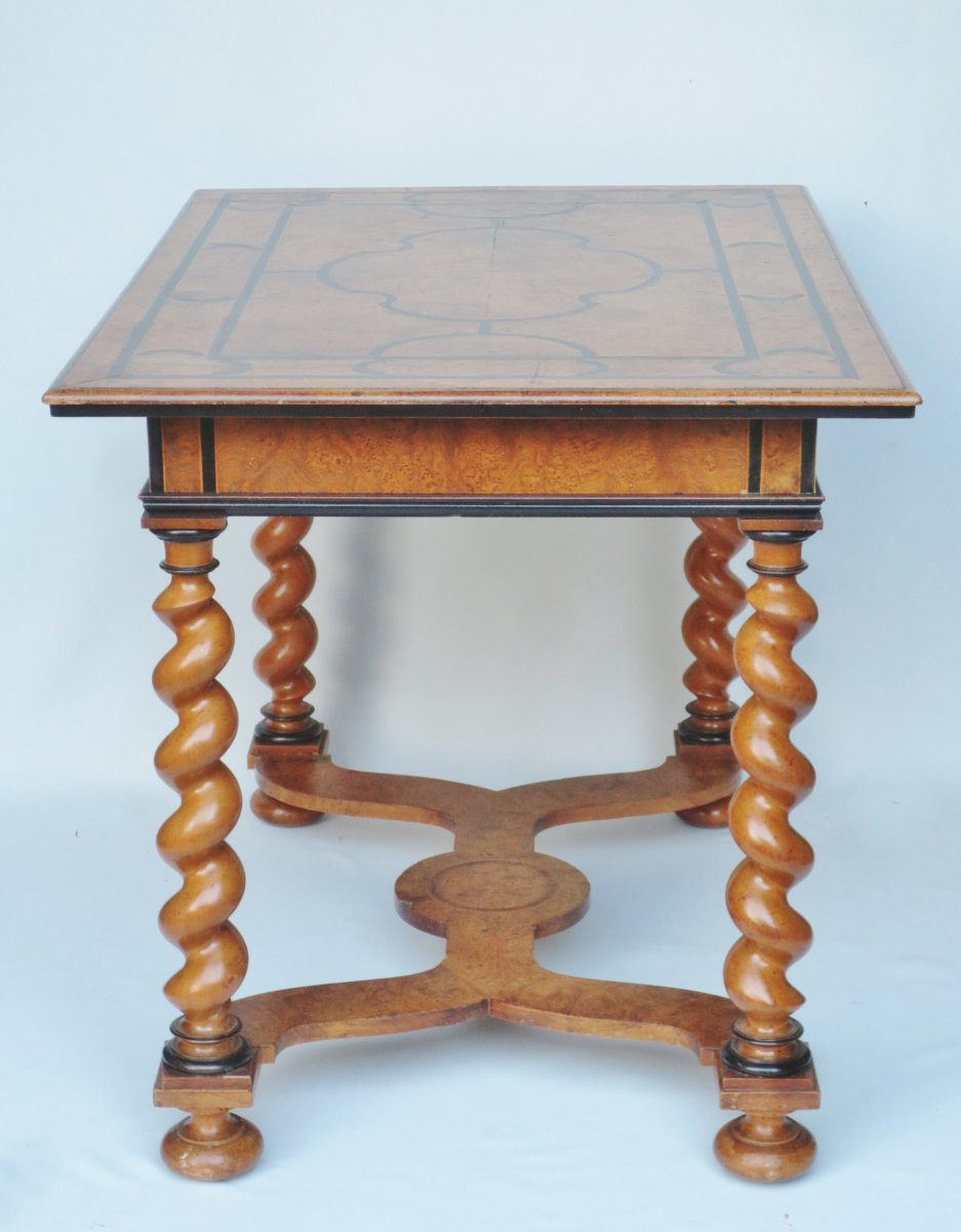 Table de style Louis XIII, époque  N III.  -photo-3
