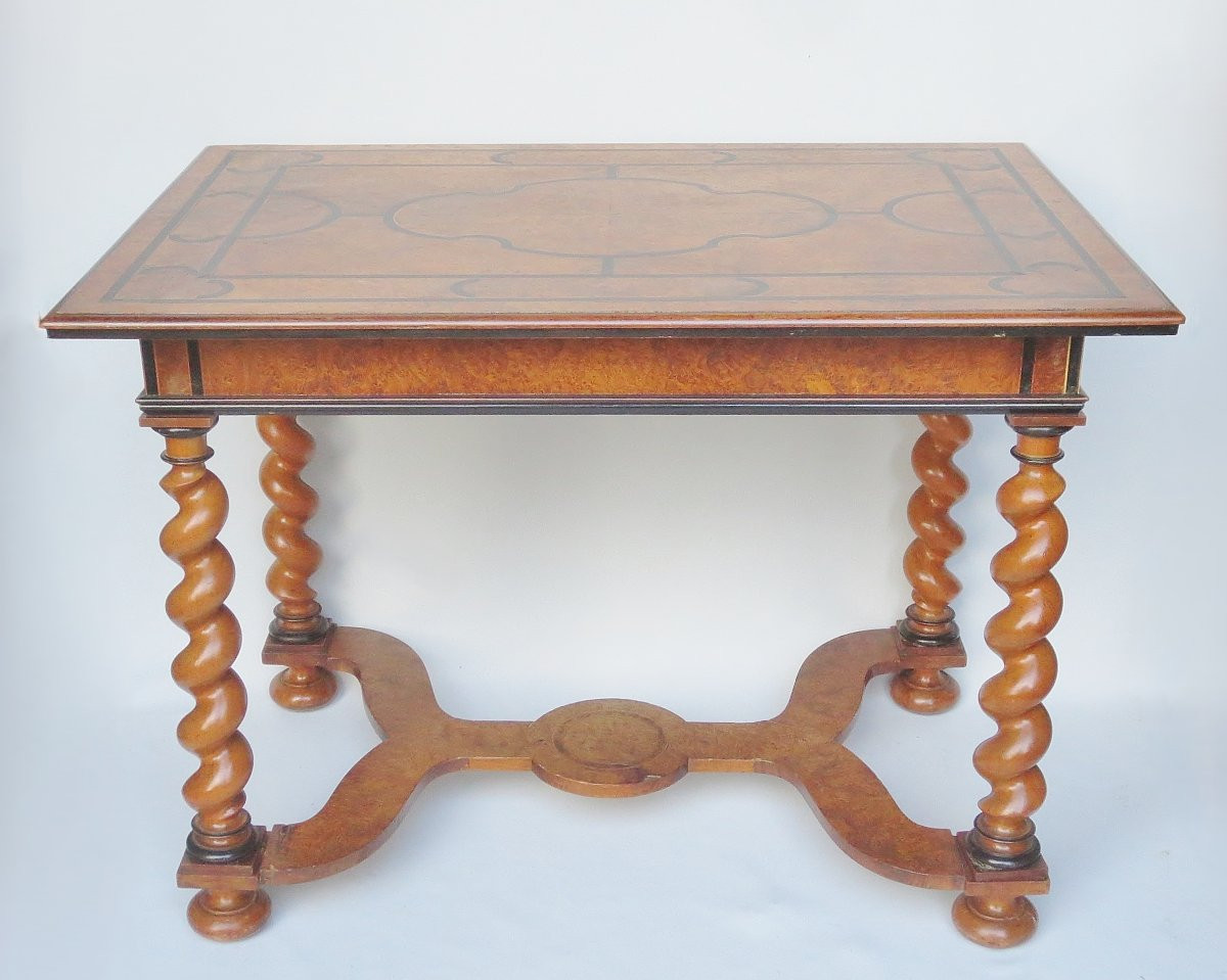 Table de style Louis XIII, époque  N III.  -photo-5