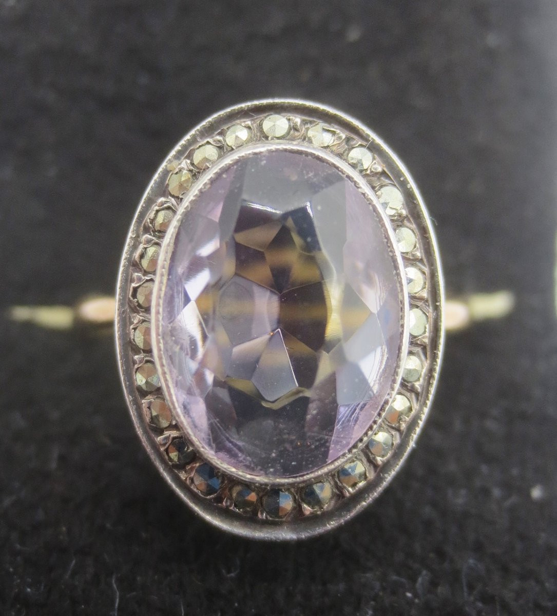 Bague sertie d'une améthyste, Napoléon III. -photo-2