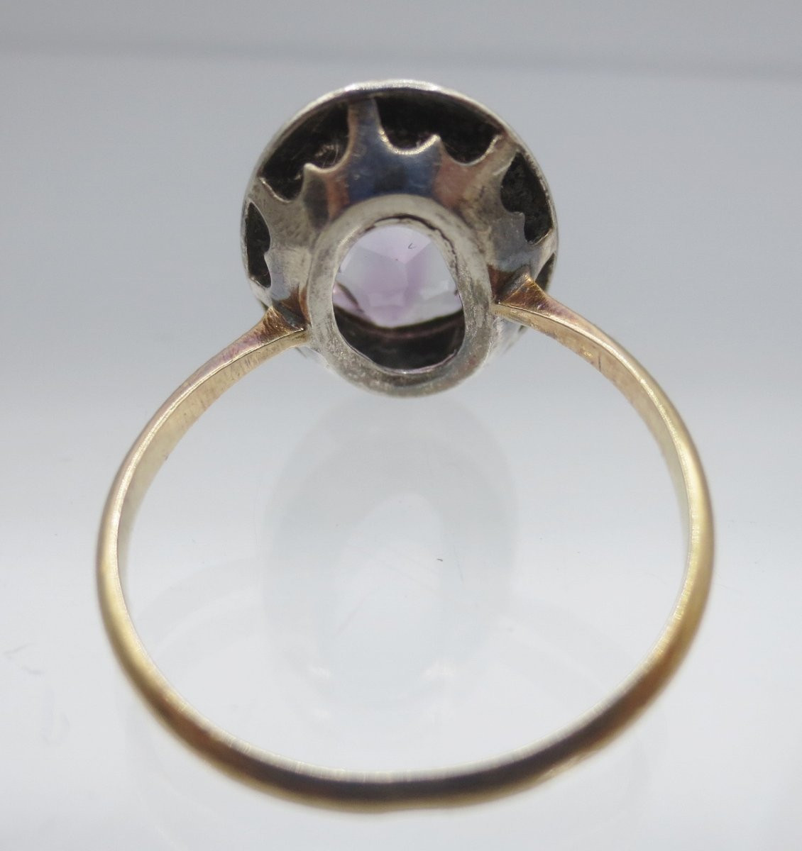 Bague sertie d'une améthyste, Napoléon III. -photo-3
