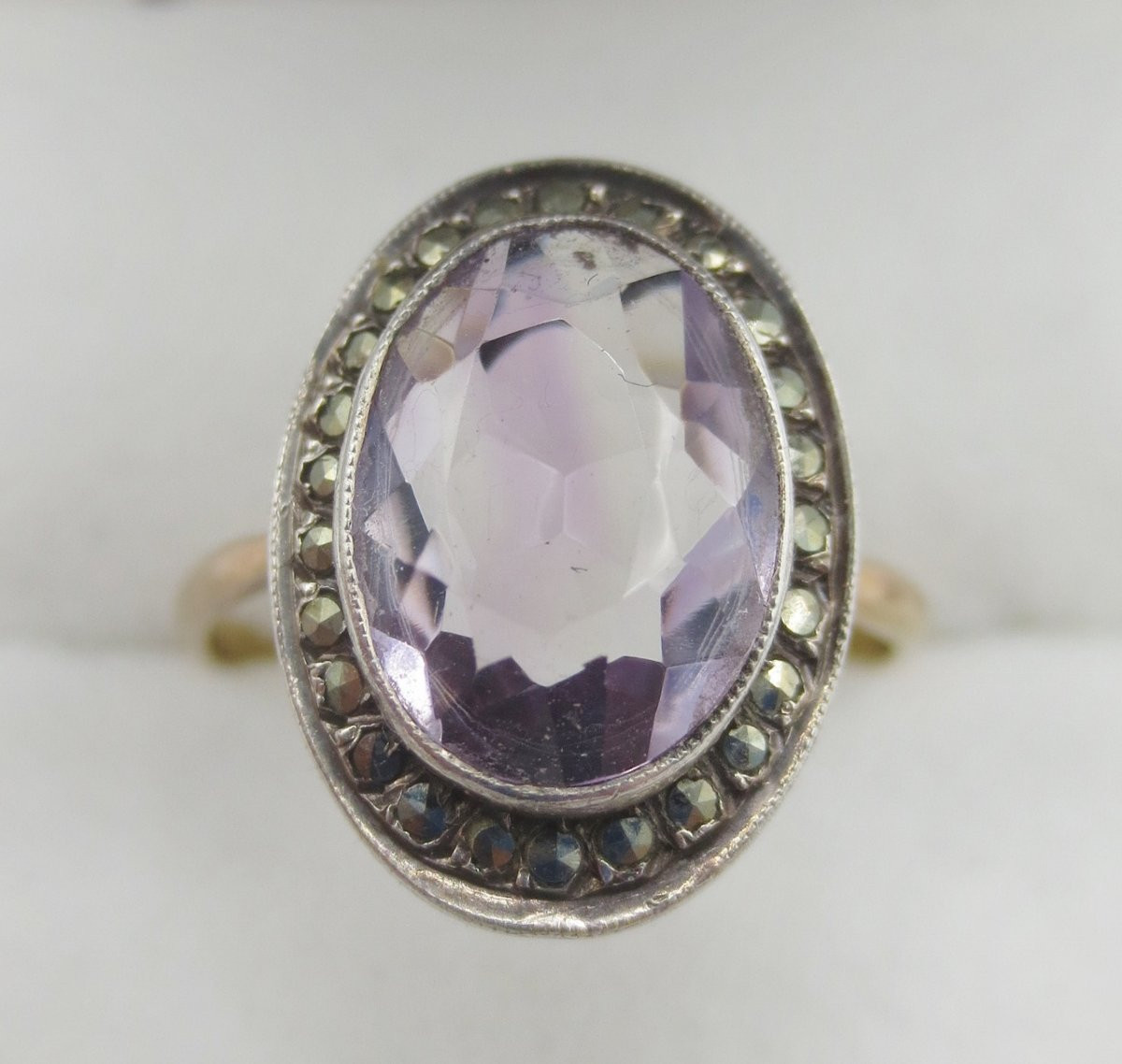 Bague sertie d'une améthyste, Napoléon III. -photo-1