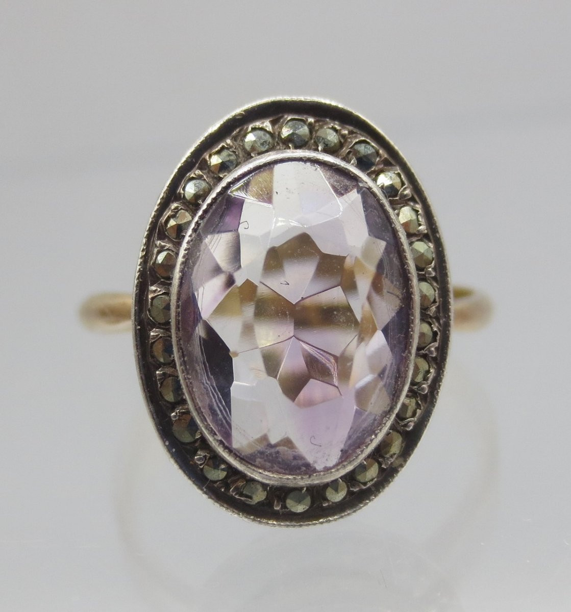 Bague sertie d'une améthyste, Napoléon III. -photo-2