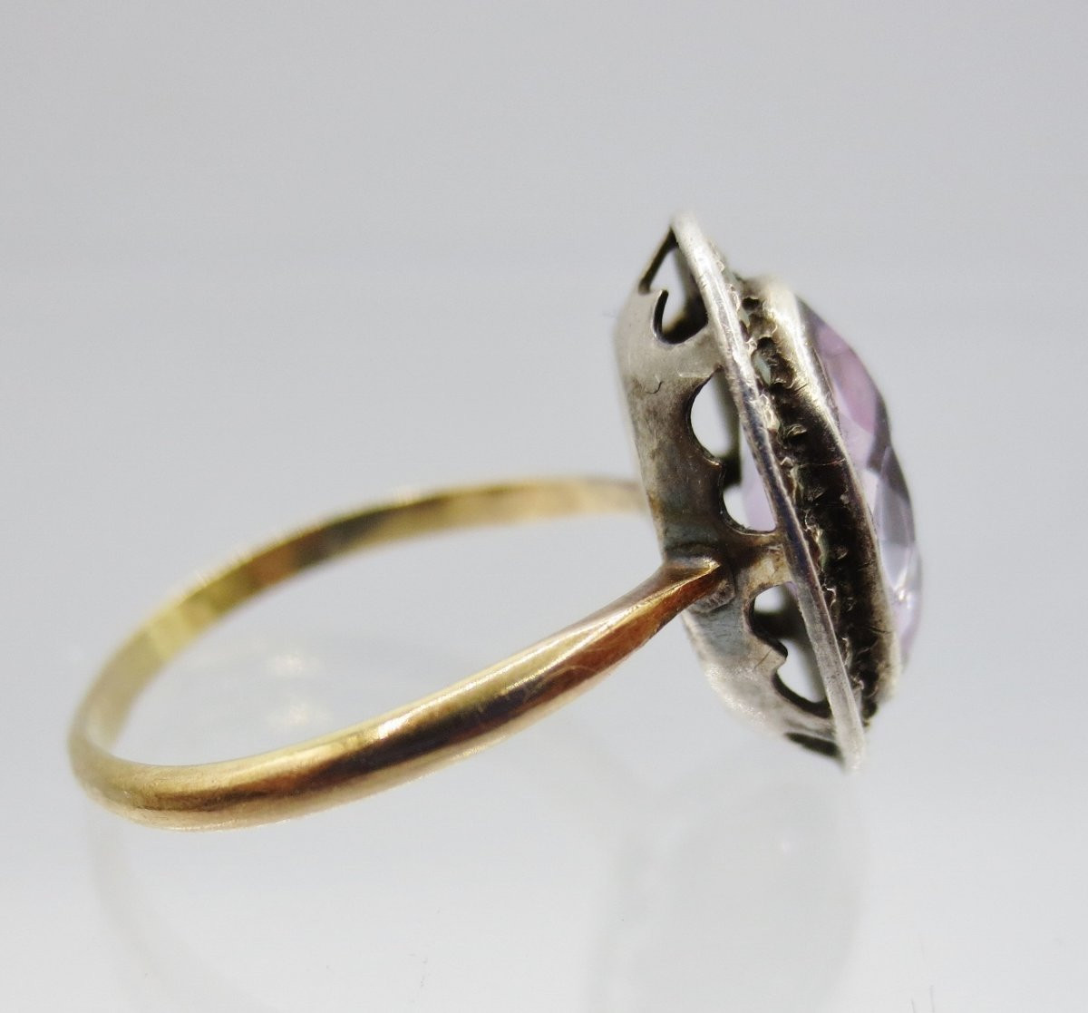 Bague sertie d'une améthyste, Napoléon III. -photo-4