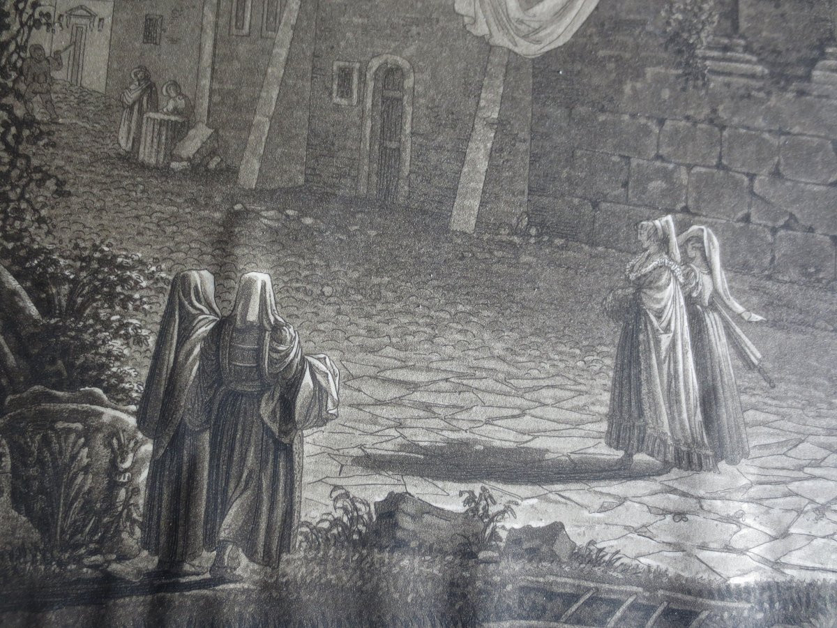 Pair Of Engravings Early 19th Century.  -photo-3