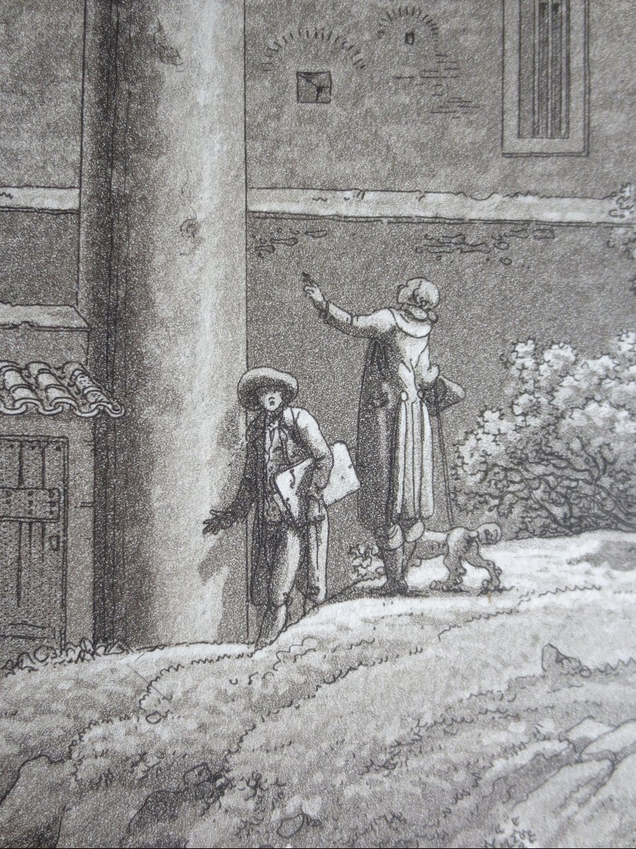 Pair Of Engravings Early 19th Century.  -photo-1