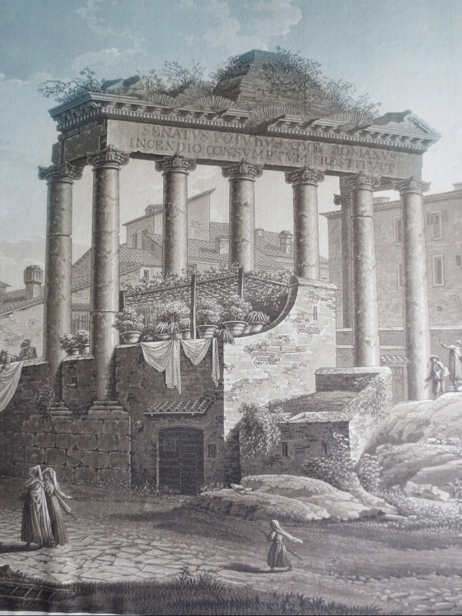 Pair Of Engravings Early 19th Century.  -photo-2