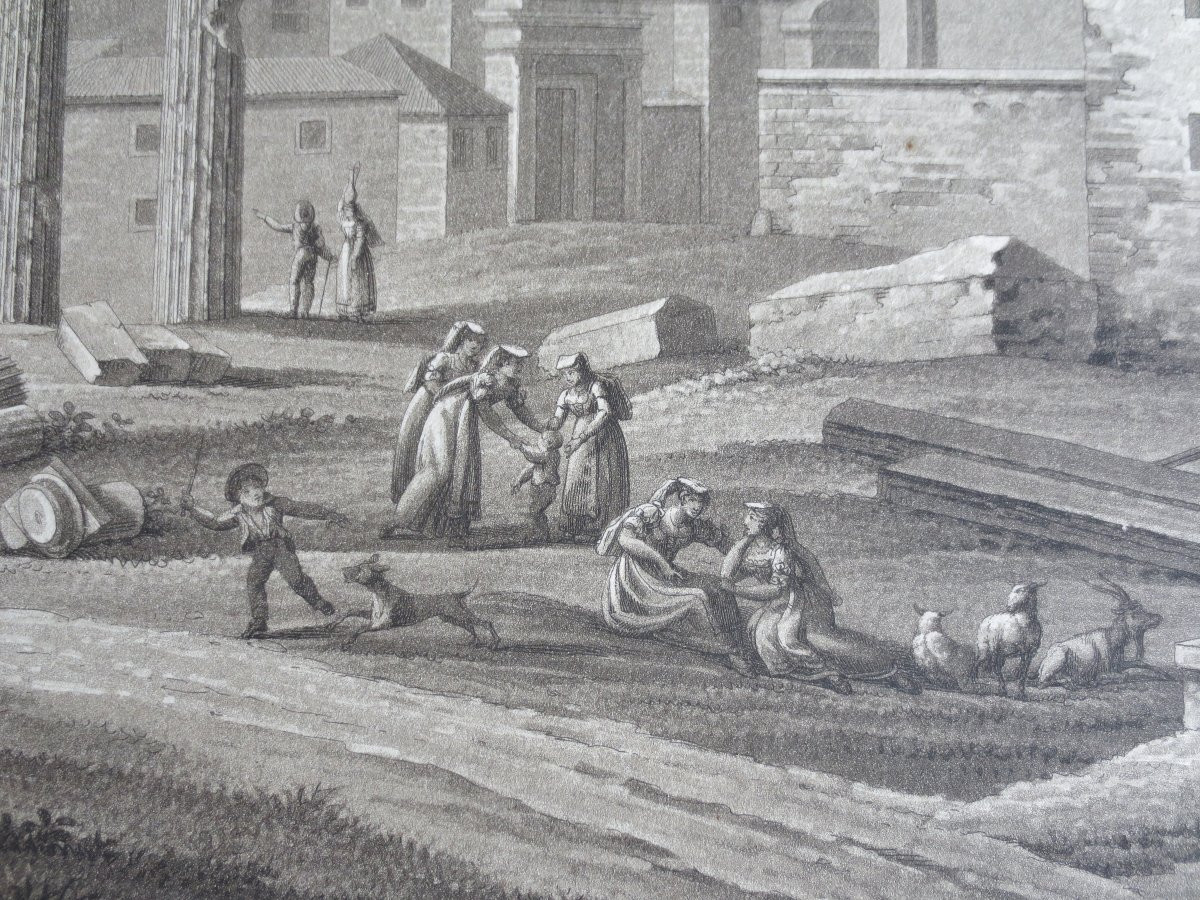 Pair Of Engravings Early 19th Century.  -photo-5