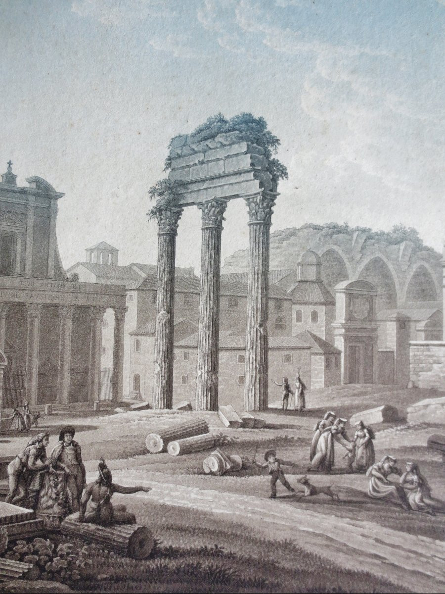 Pair Of Engravings Early 19th Century.  -photo-6