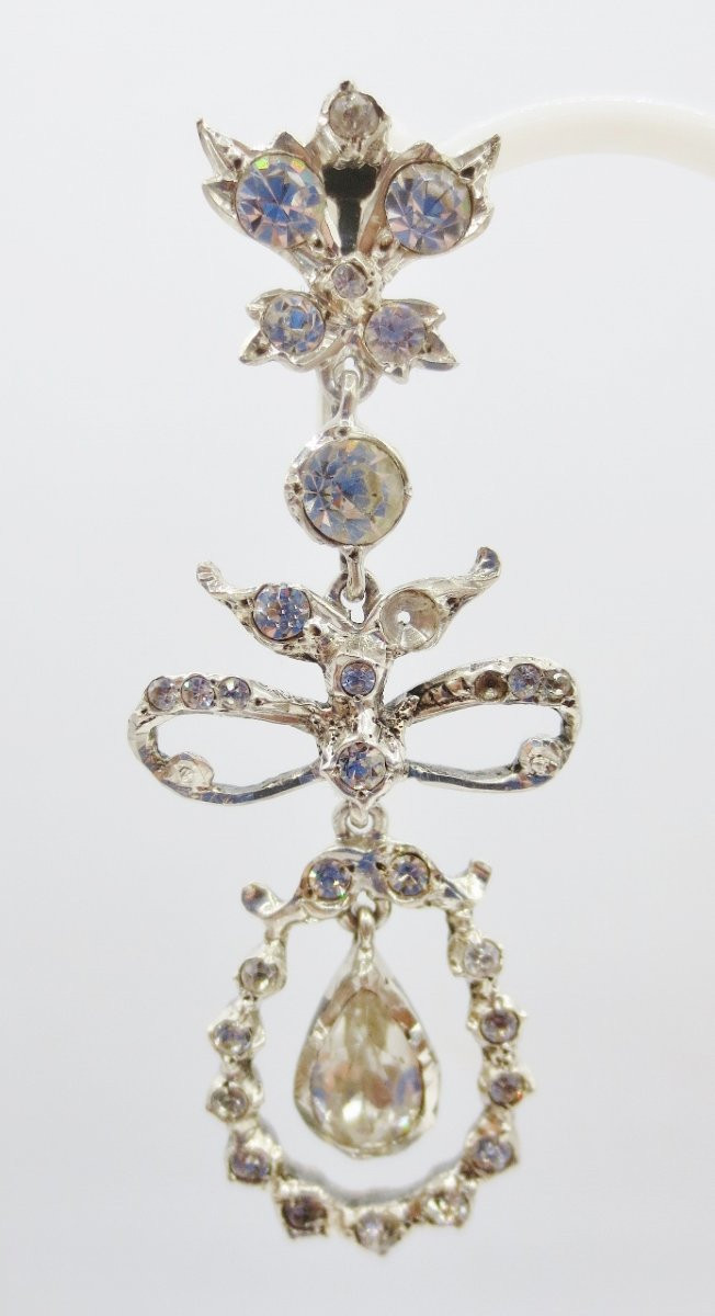 Pair Of Earrings, Late 19th Or Early 20th Century.-photo-1