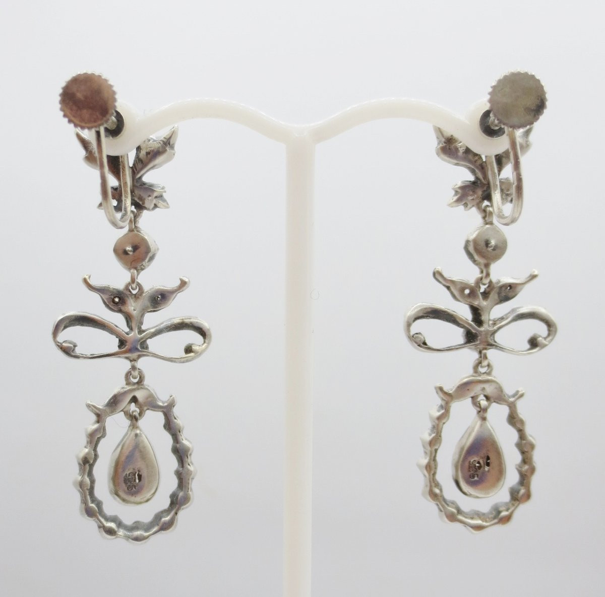 Pair Of Earrings, Late 19th Or Early 20th Century.-photo-2