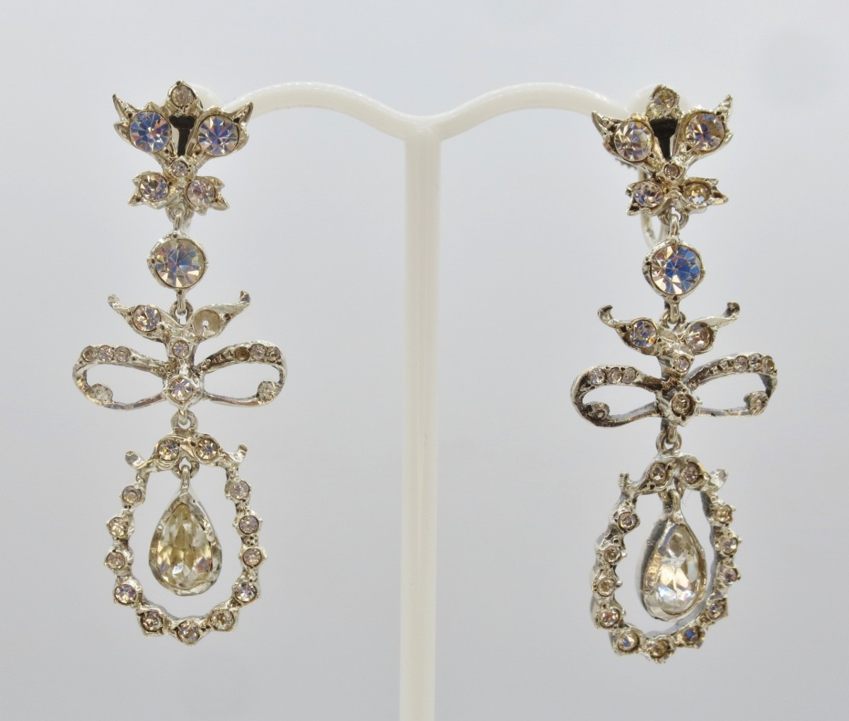 Pair Of Earrings, Late 19th Or Early 20th Century.