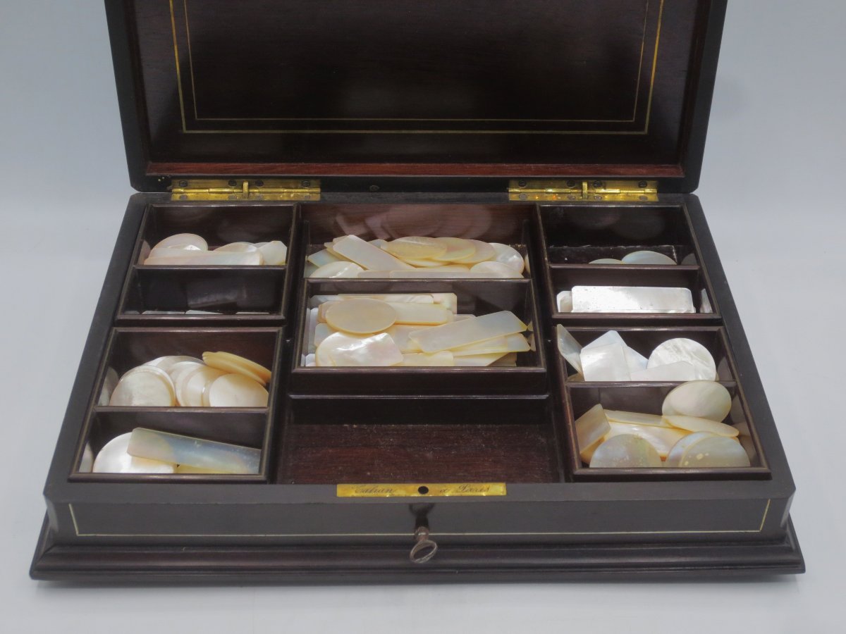 Coffret à Jetons, Signed Tahan, Napoléon III.-photo-4