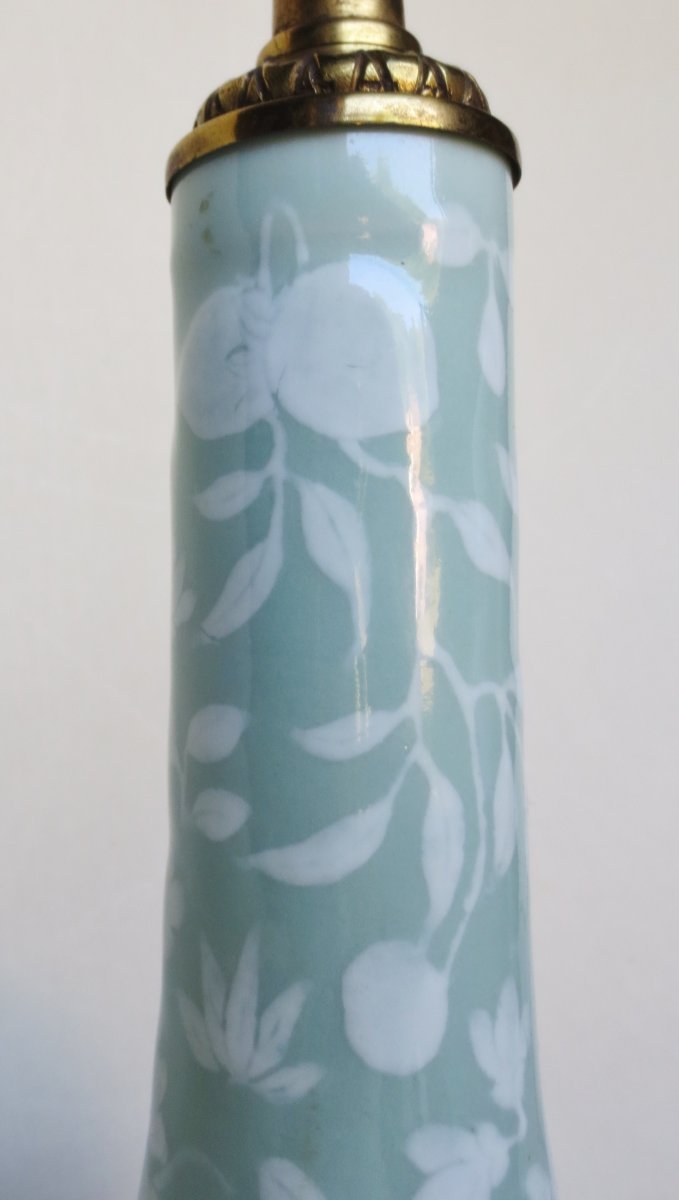 Lampe en porcelaine de chine.-photo-1