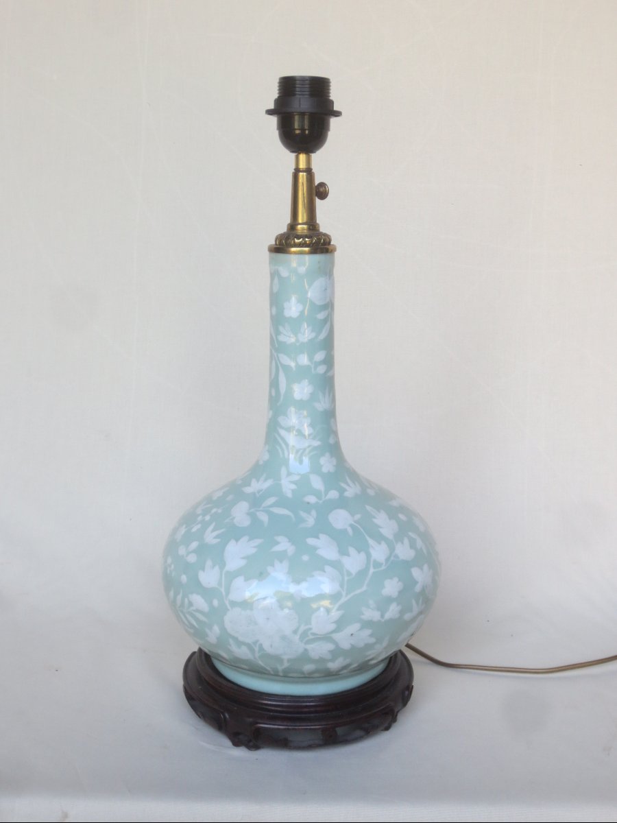 Lampe en porcelaine de chine.-photo-3