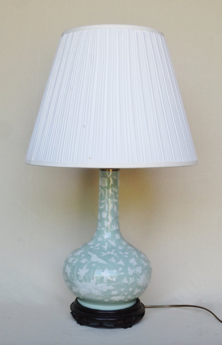 Lampe en porcelaine de chine.-photo-6