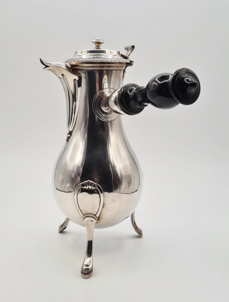 Large Tripod Pitcher, Paris 1st District Rooster, 1798–1809. -photo-2