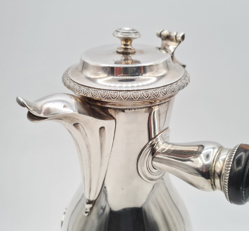 Large Tripod Pitcher, Paris 1st District Rooster, 1798–1809. -photo-4