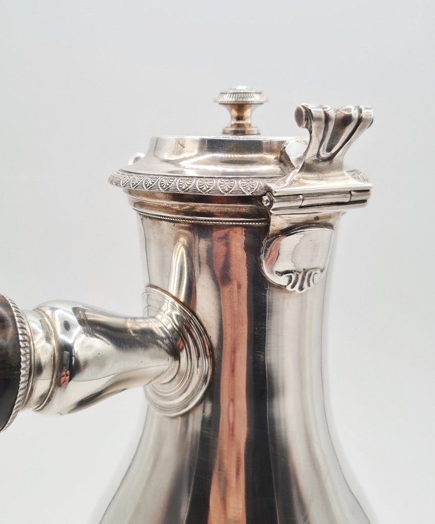 Large Tripod Pitcher, Paris 1st District Rooster, 1798–1809. -photo-1