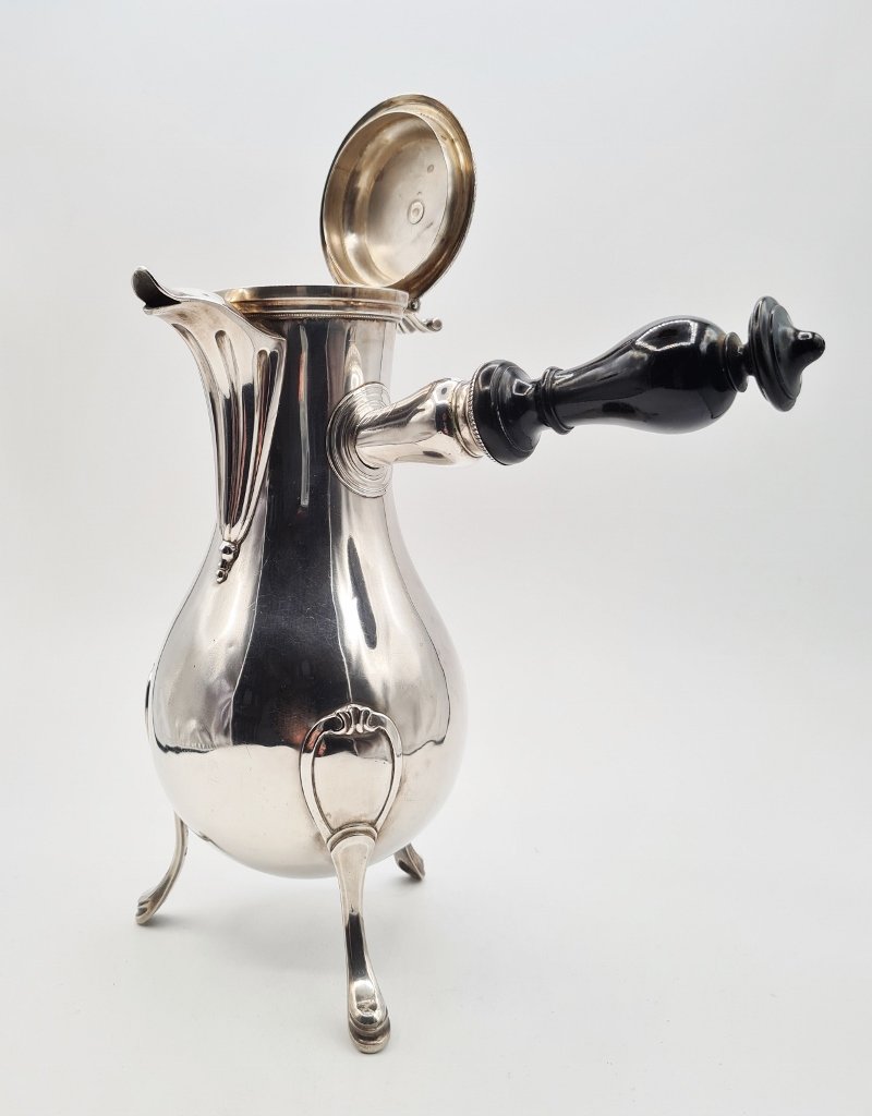 Large Tripod Pitcher, Paris 1st District Rooster, 1798–1809. -photo-2