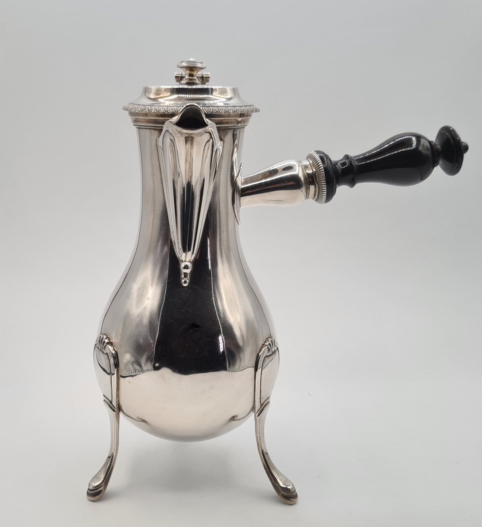 Large Tripod Pitcher, Paris 1st District Rooster, 1798–1809. -photo-8