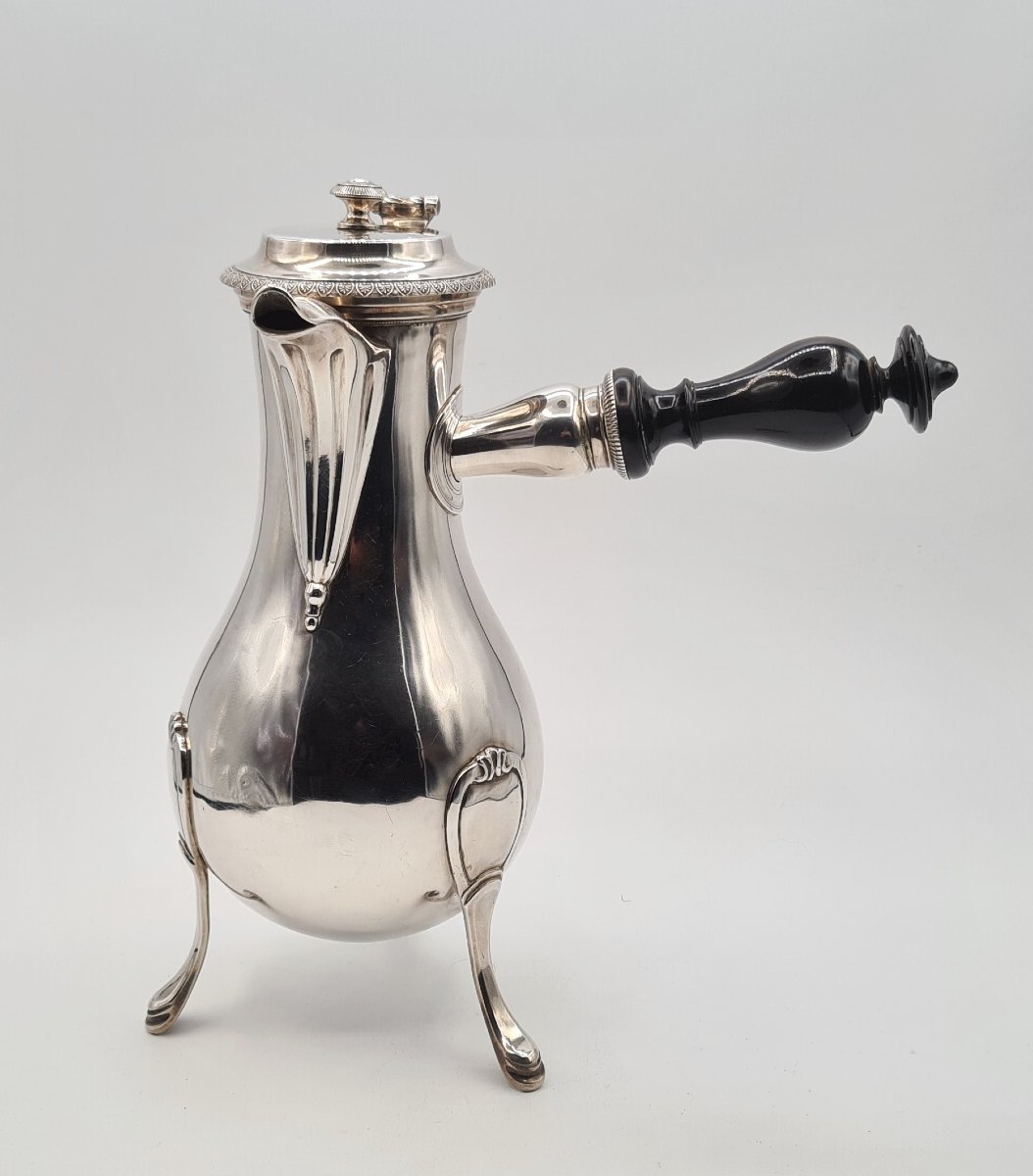 Large Tripod Pitcher, Paris 1st District Rooster, 1798–1809. 