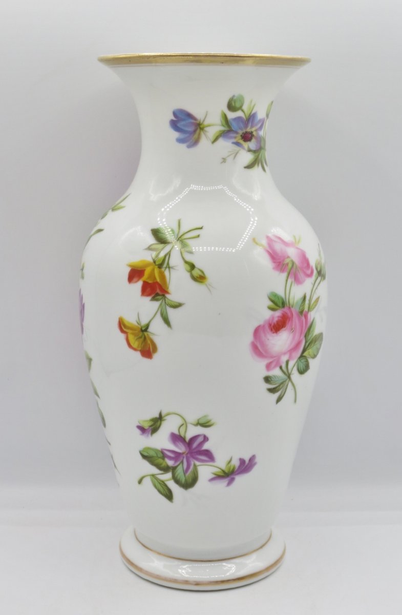 Vase en porcelaine, époque Restauration.  -photo-4
