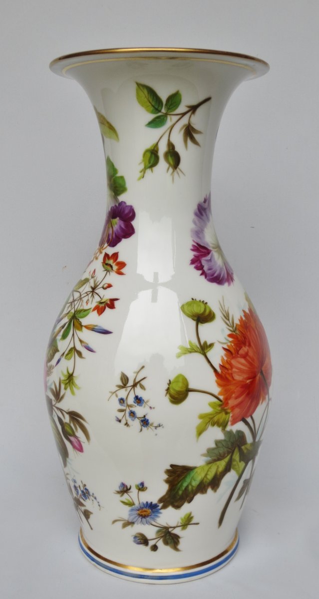 Vase en porcelaine d’époque Restauration. -photo-2
