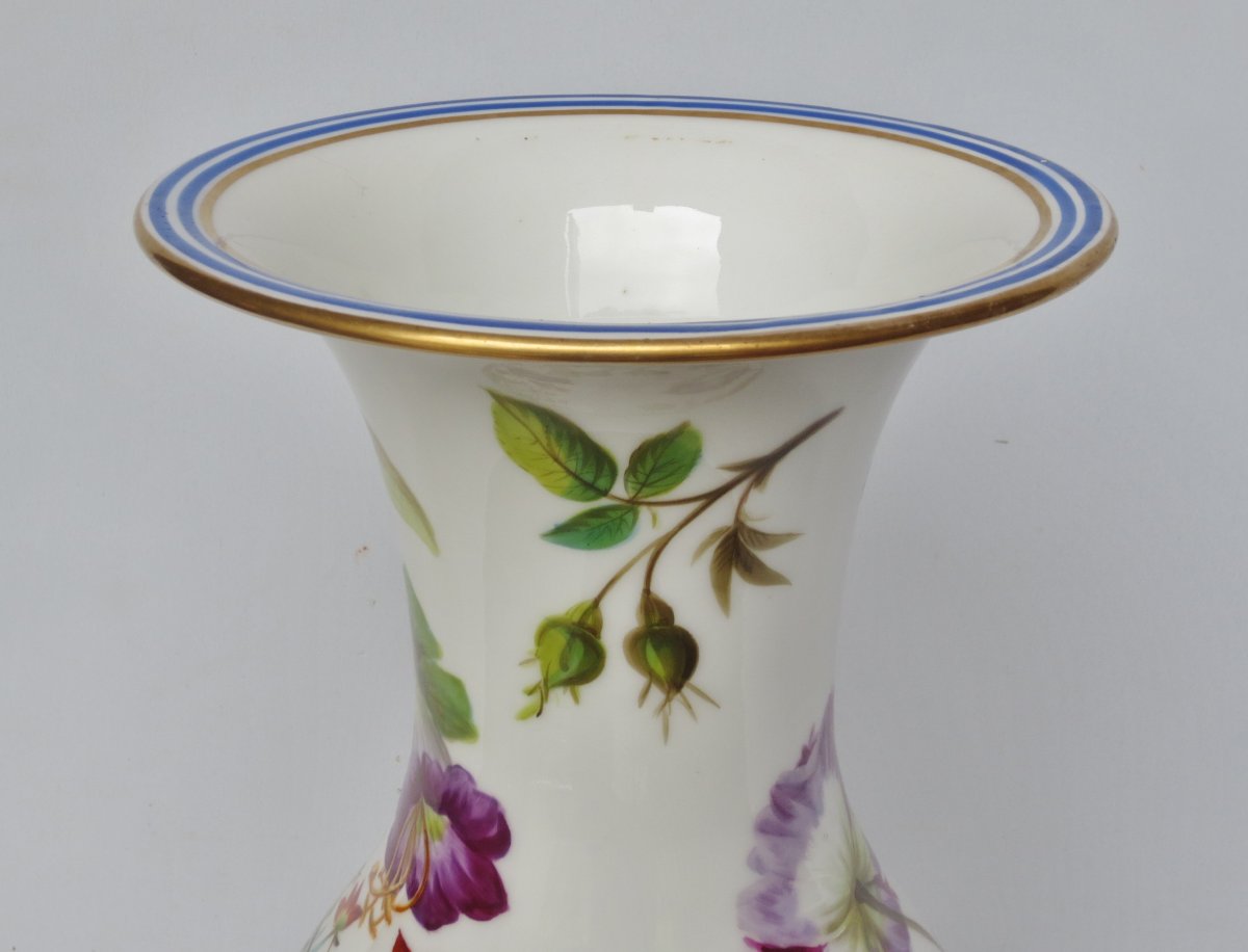 Vase en porcelaine d’époque Restauration. -photo-6