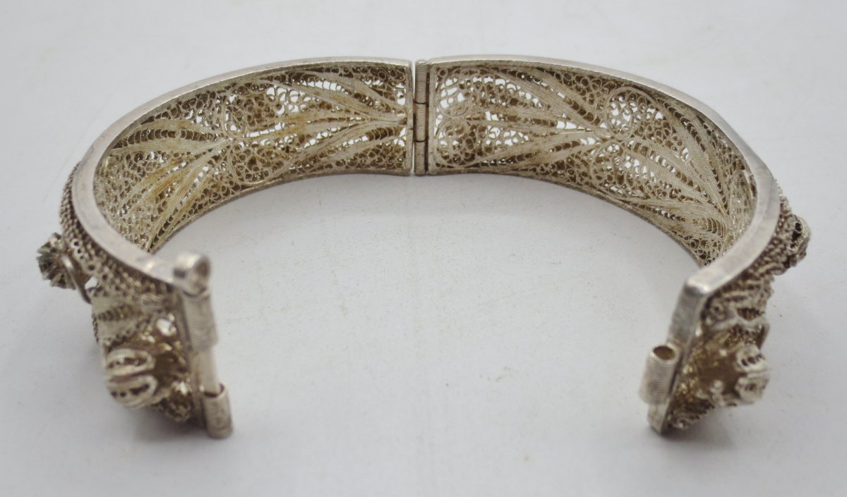 Bracelet en filigrane d' argent. -photo-4