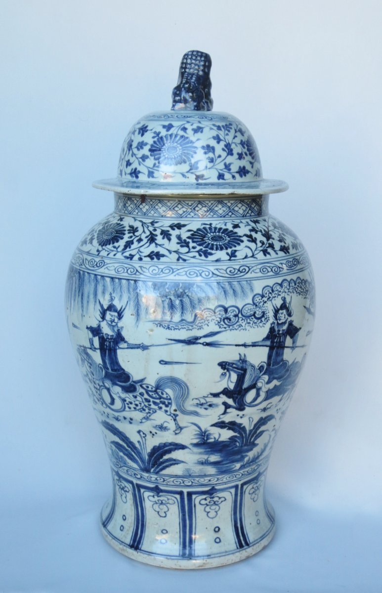 Chinese Porcelain Vase, 19th Century.-photo-3