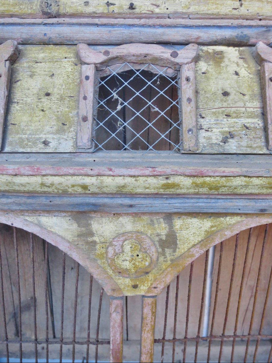 Cage à oiseaux XIXe siècle. -photo-3