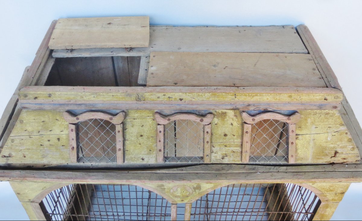 Cage à oiseaux XIXe siècle. -photo-3