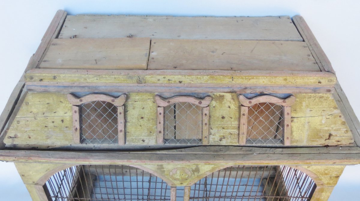 Cage à oiseaux XIXe siècle. -photo-4