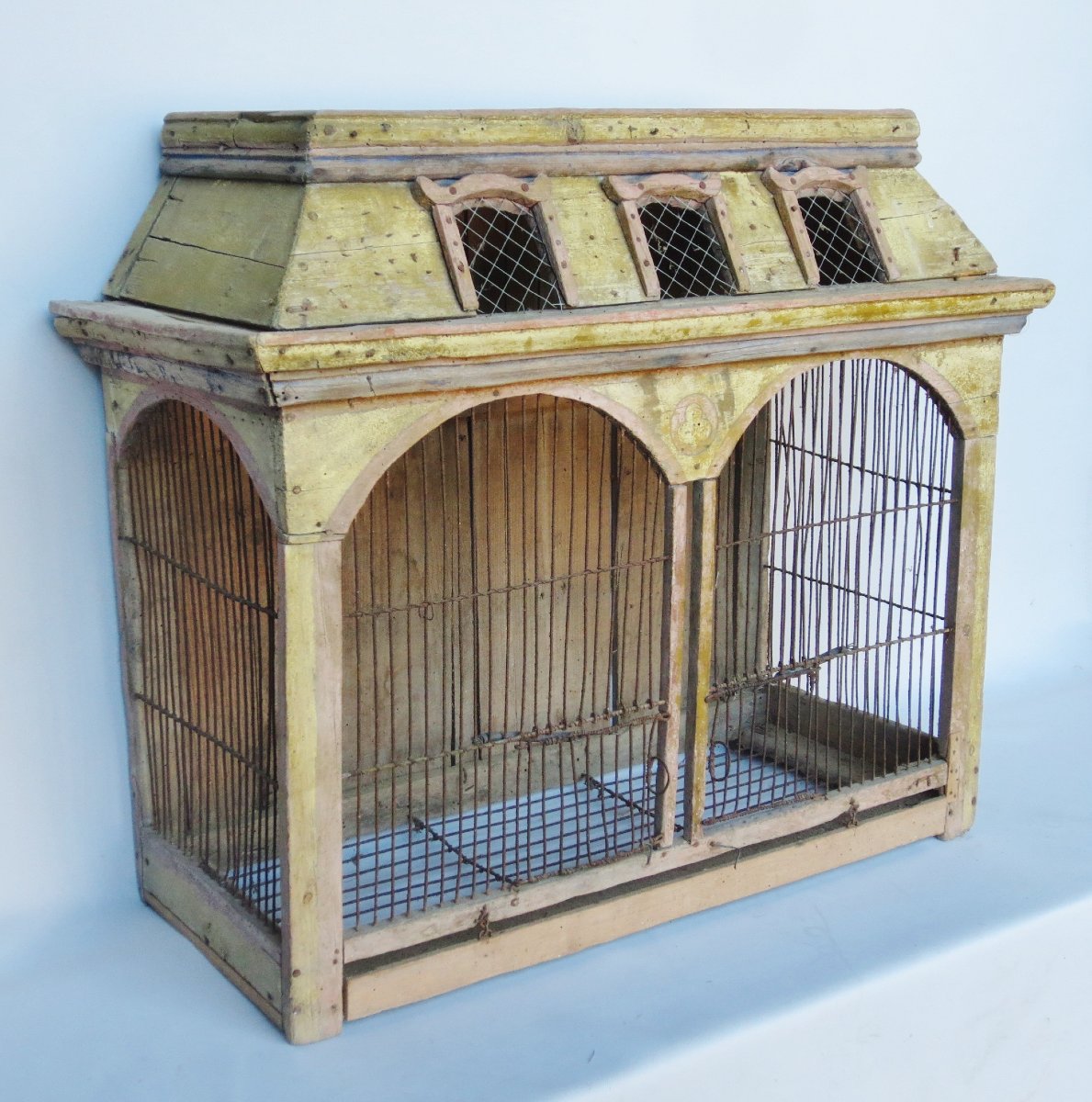 Cage à oiseaux XIXe siècle. -photo-5