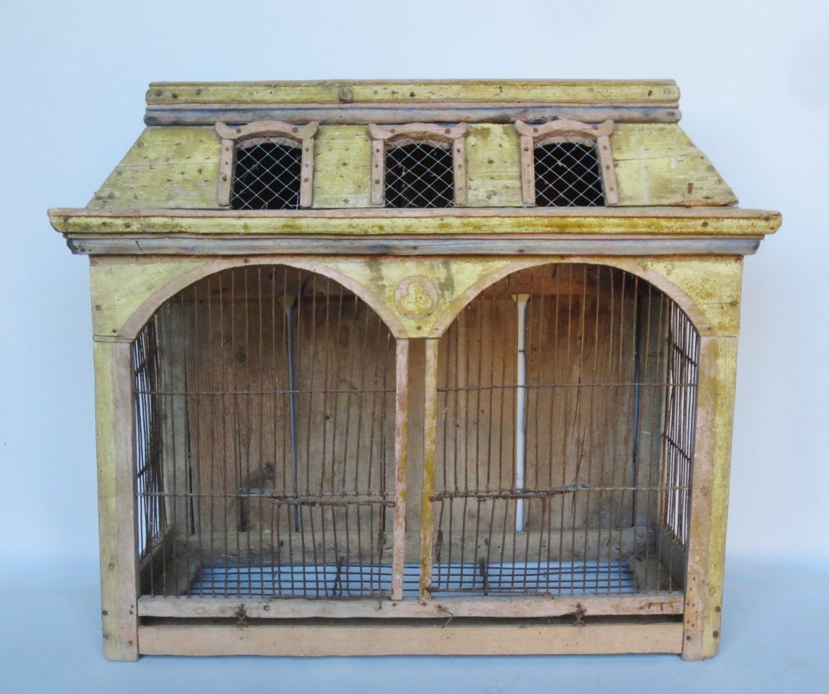 Cage à oiseaux XIXe siècle. 