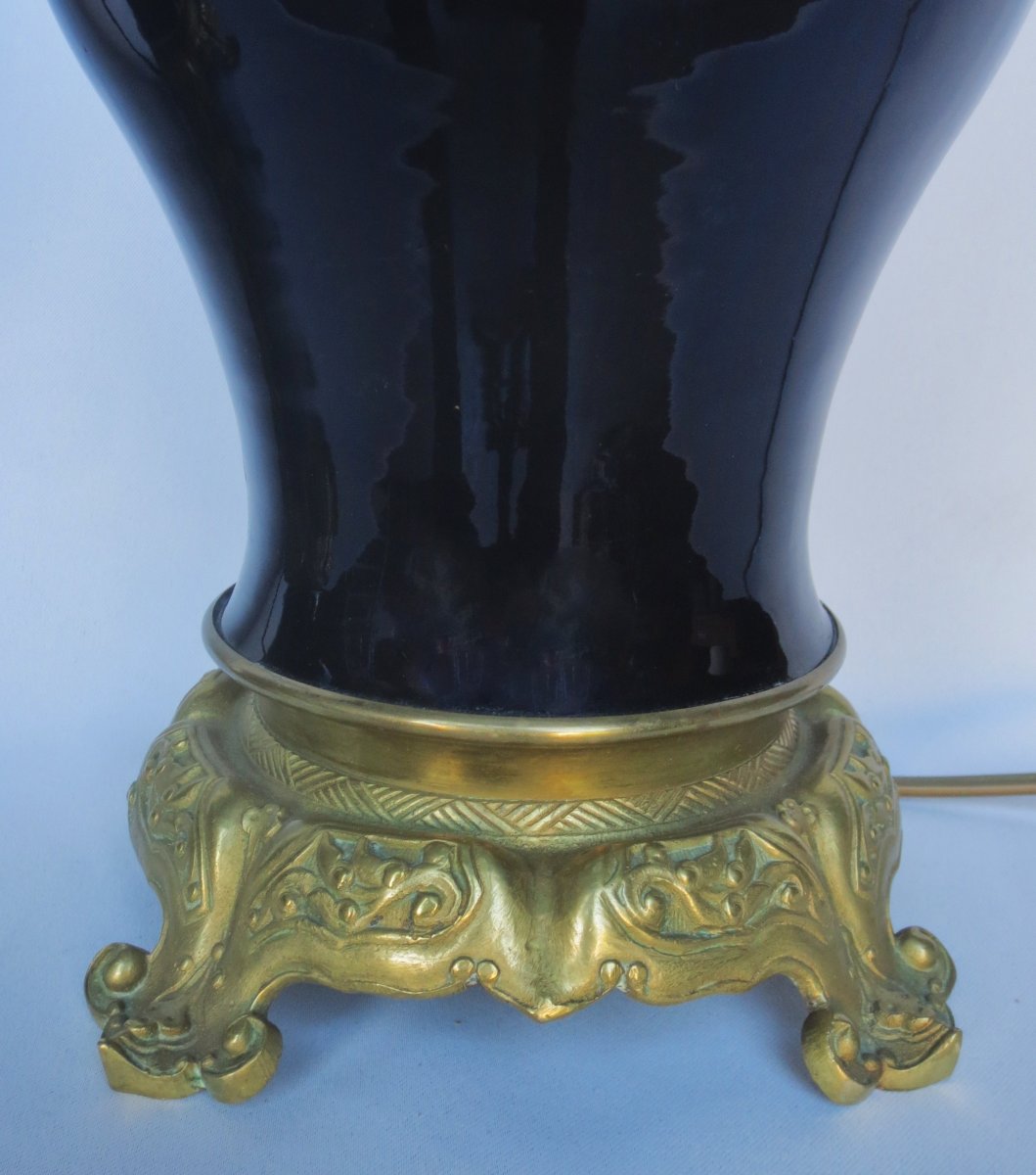 Paire de lampe, XIXe siècle. -photo-3