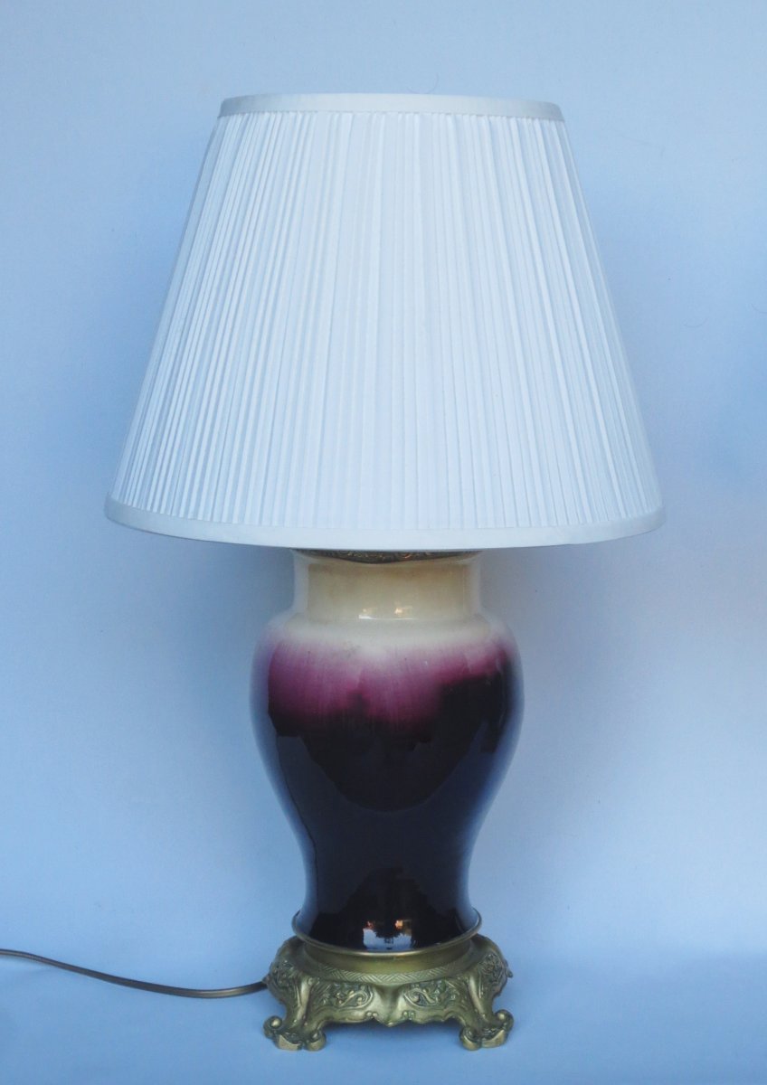 Paire de lampe, XIXe siècle. -photo-4