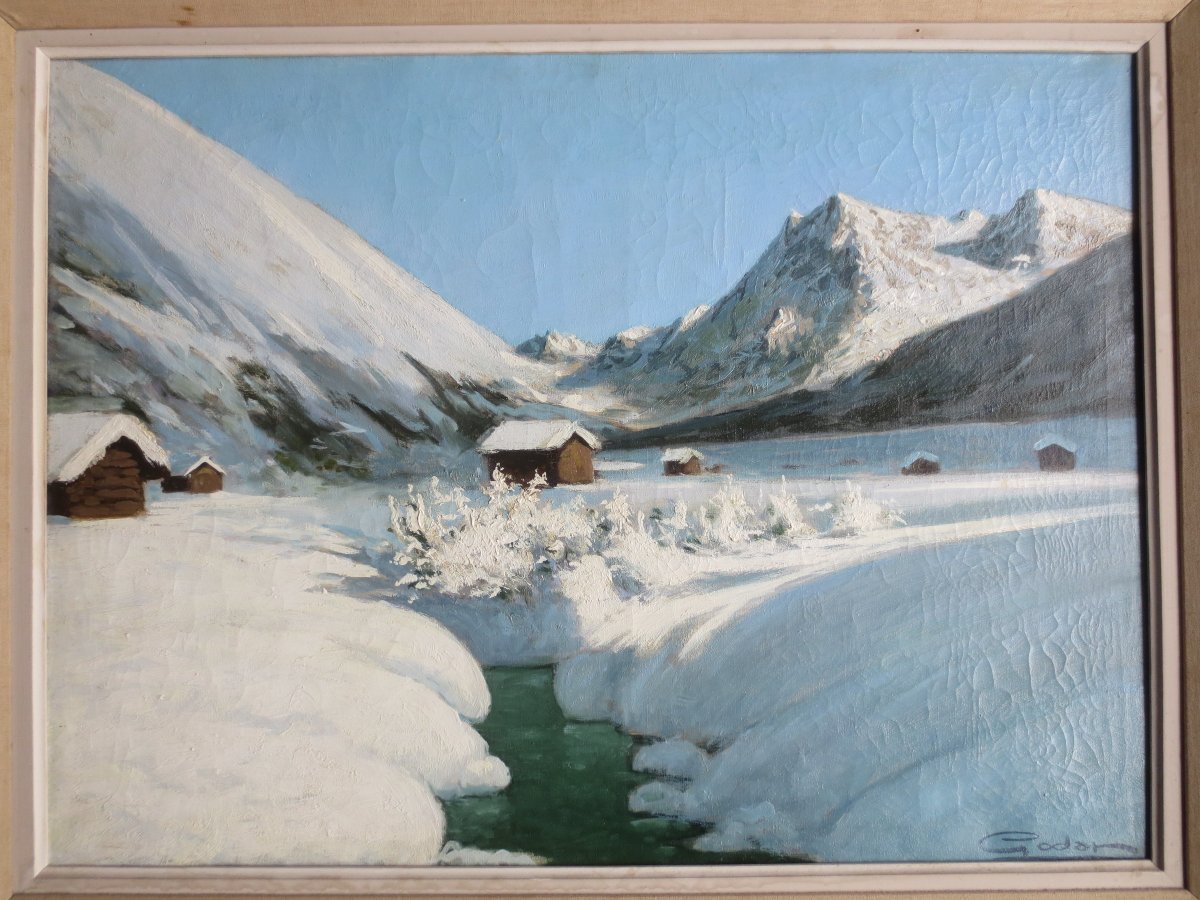 Pierre Godar, Landscape Of Savoie.-photo-2