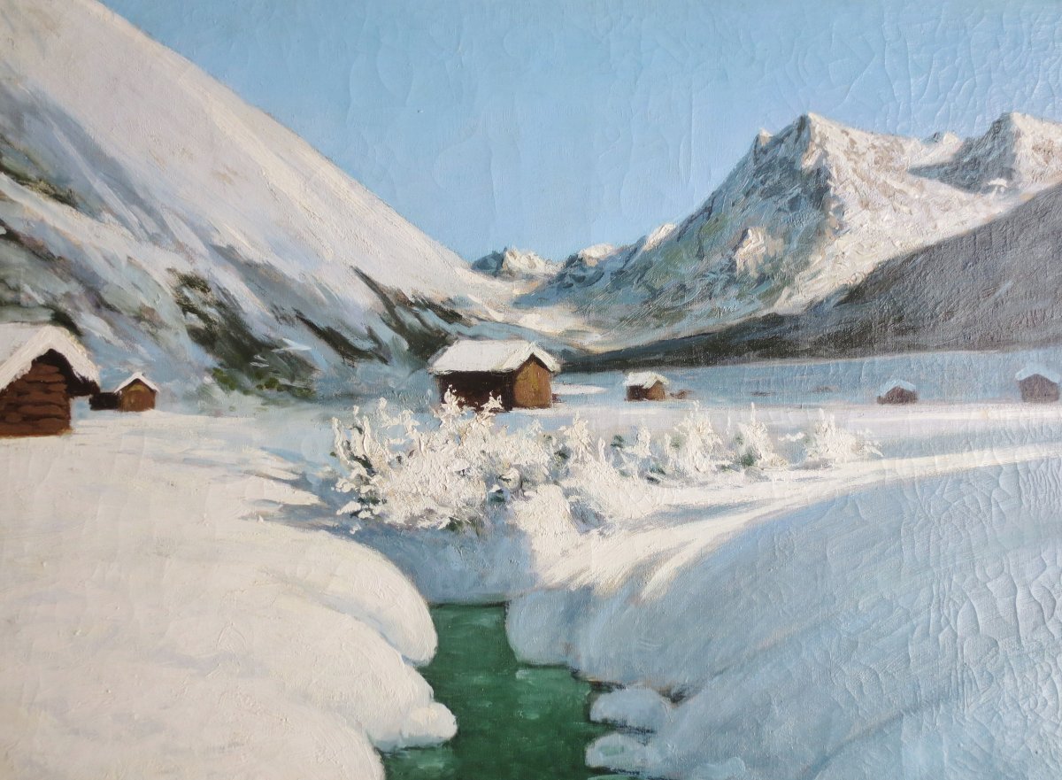 Pierre Godar, Landscape Of Savoie.-photo-4