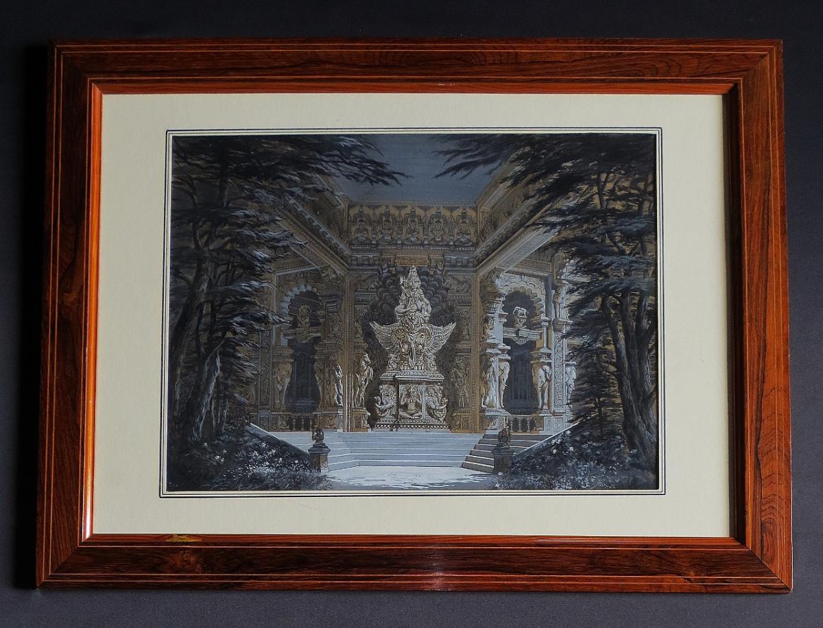 Porte De Temple Hindouiste, XIXe Siècle.