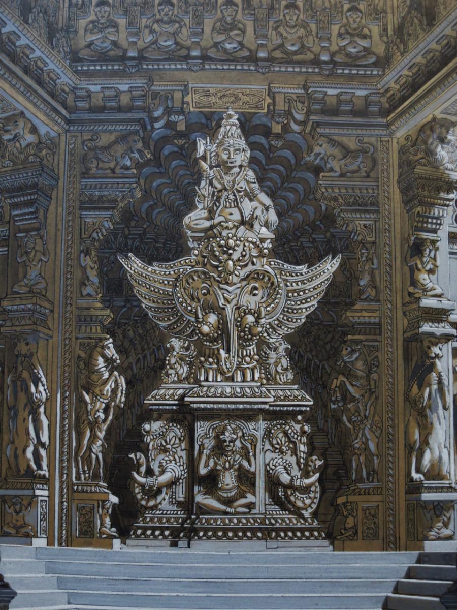 Gate Hindu Temple, Nineteenth Century.-photo-3