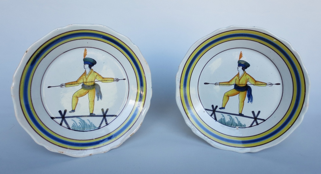 Pair Of Plates Tightrope, Nevers.-photo-2